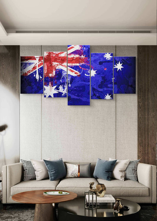 Australian Flag Multi-Panel Canvas Wall Art