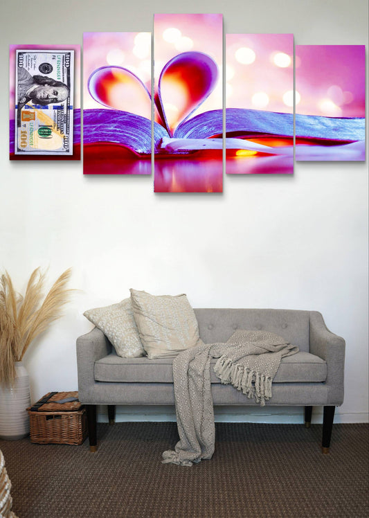 Dollar Abstract Multi-Panel Canvas Wall Art