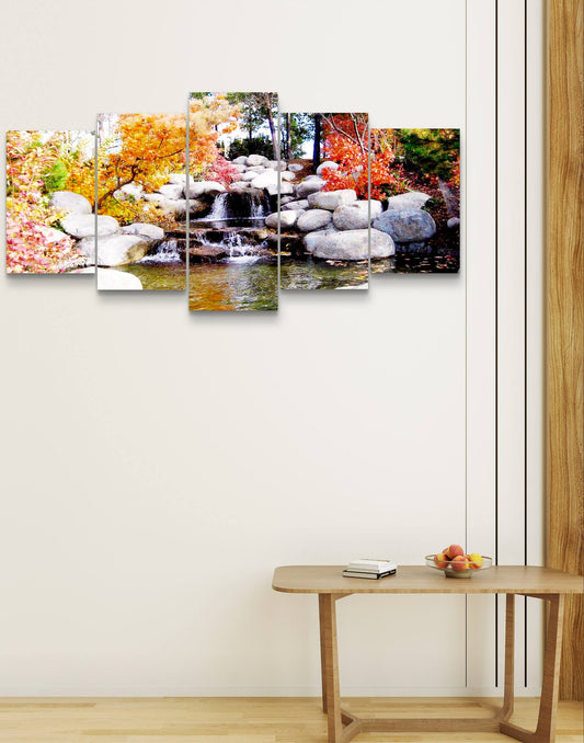Stonebrook Creek Landscape Canvas Wall Art – Multi-Panel Decor