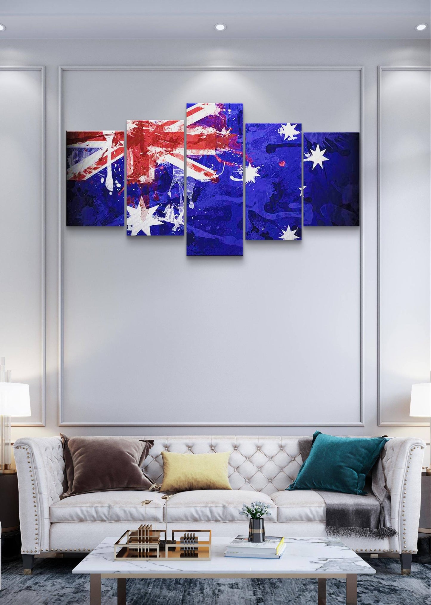 Australian Flag Multi-Panel Canvas Wall Art