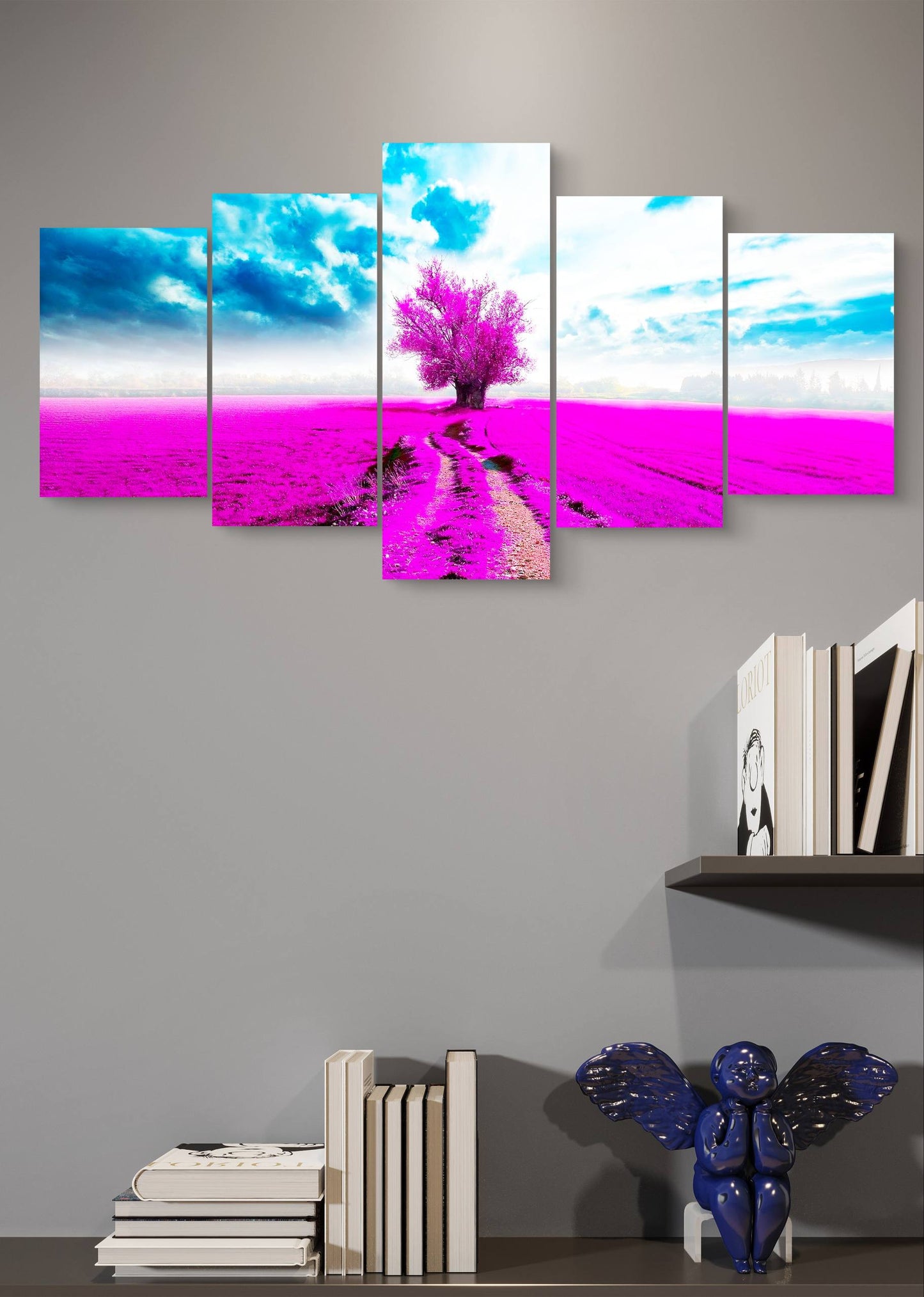 Vt Oak Canvas Wall Art – Multi-Panel Bedroom Decor
