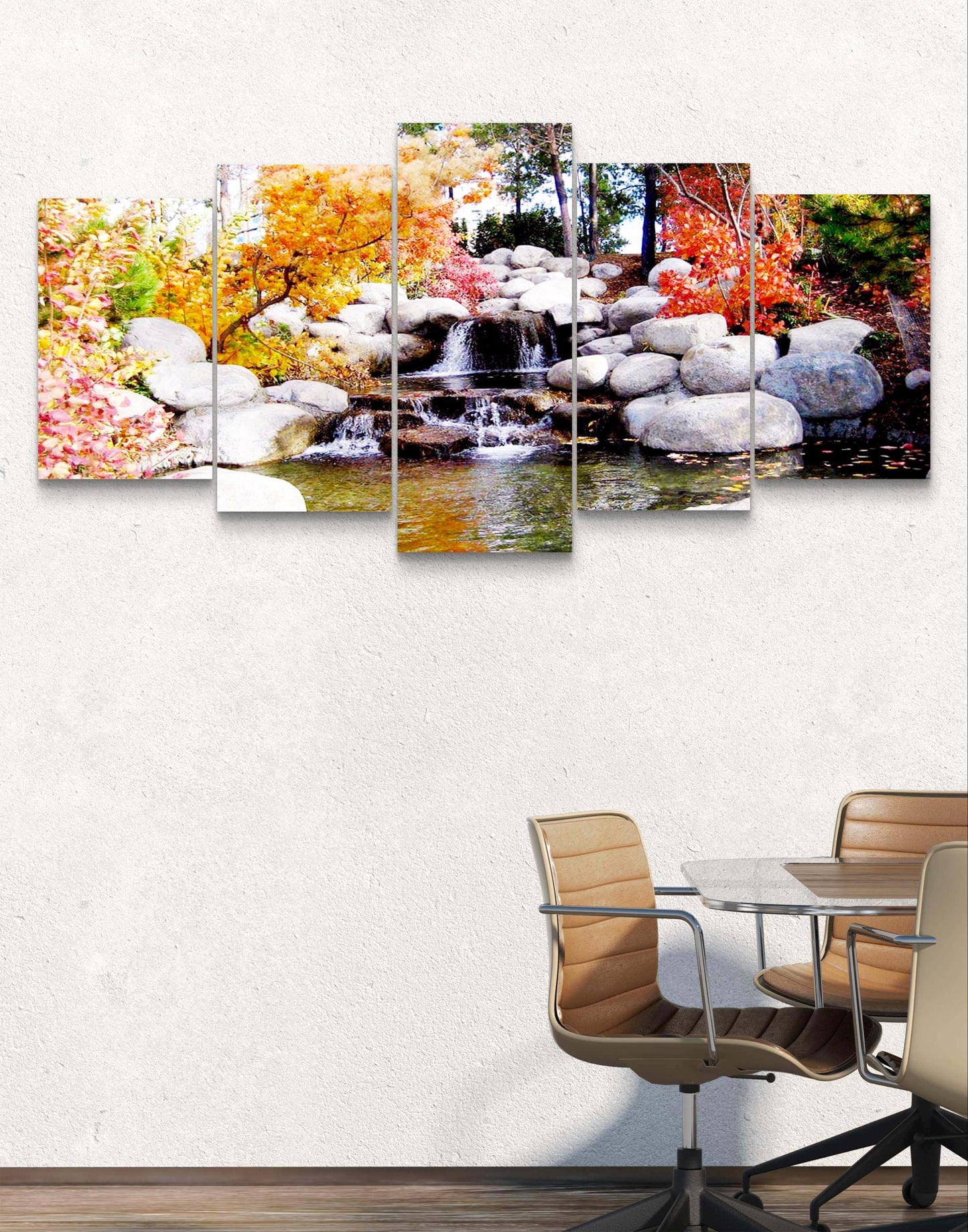 Stonebrook Creek Landscape Canvas Wall Art – Multi-Panel Decor