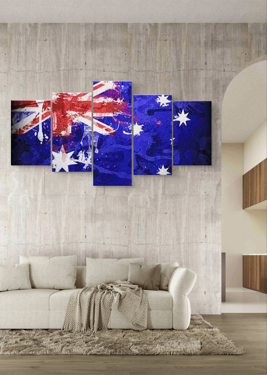 Australian Flag Multi-Panel Canvas Wall Art